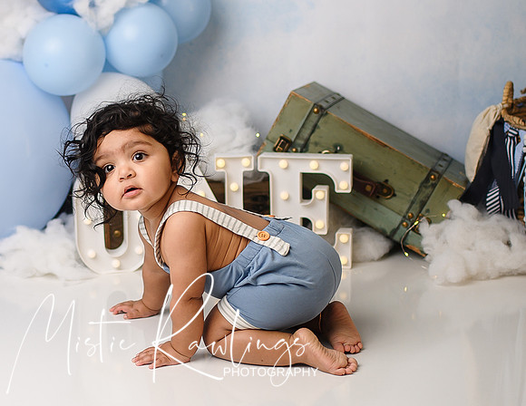 Hot Air Balloon Cake Smash session