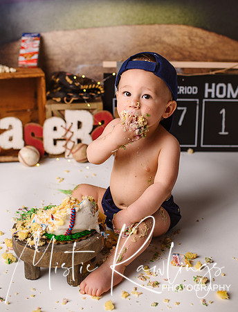 Baseball Cake Smash Session